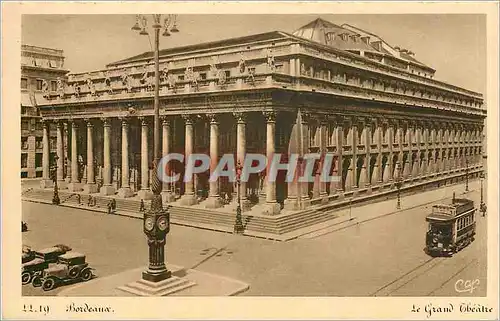 Cartes postales Bordeaux Le Grand Theatre