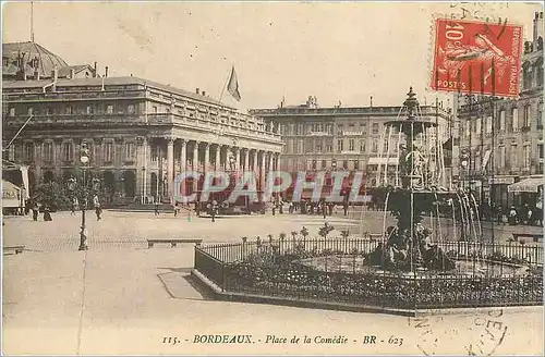 Cartes postales Bordeaux Place de la Comedie