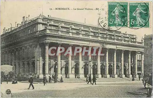 Cartes postales Bordeaux Le Grand Theatre