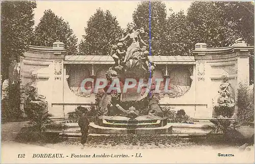 Ansichtskarte AK Bordeaux Fontaine Amedee Larrien