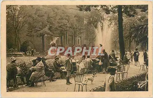 Cartes postales Bordeaux Le Jardin de l'Hotel de Ville