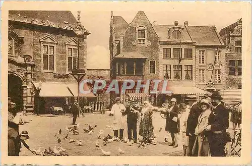 Cartes postales Exposition Internationale Anvers 1930 Vieille Belgique Les pigeons