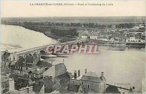 Cartes postales La Charite sur Loire Nievre Pont et Faubourg de Loire