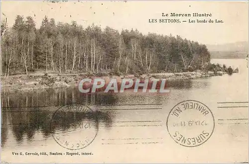 Cartes postales Les Settons Les bords du Lac
