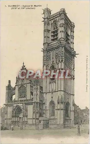 Cartes postales Clamecy Eglise St Martin