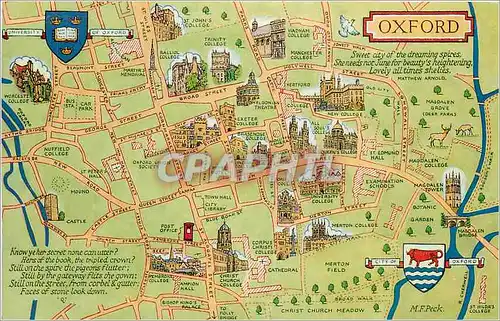 Cartes postales Oxford