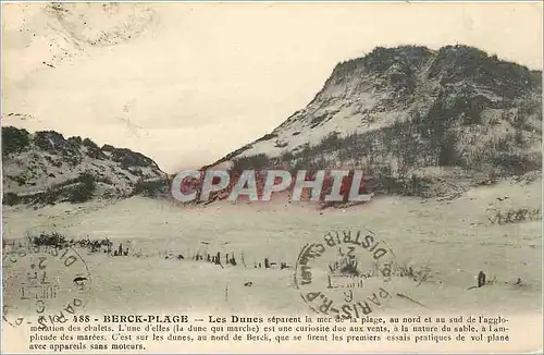 Cartes postales Berck Plage Les Dunes