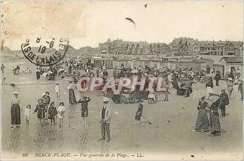 Cartes postales Berck Plage Vue generale des la Plage