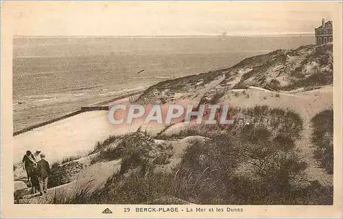 Cartes postales Berck Plage La Mers et les Dunes