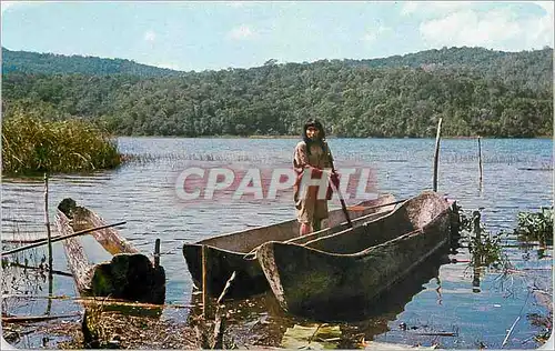 Ansichtskarte AK Laguna Naha Comunidad Lacandona Chiapas Mexico