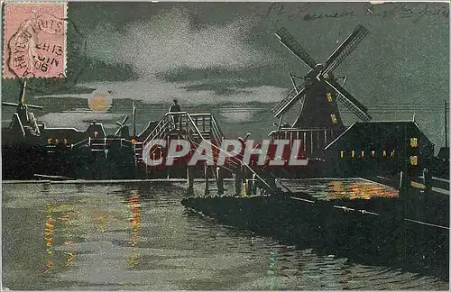 Cartes postales Moulin a vent