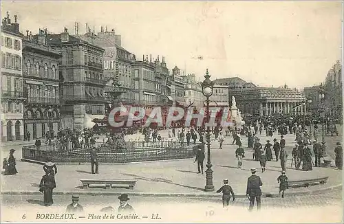 Cartes postales Bordeaux Place de la Comedie