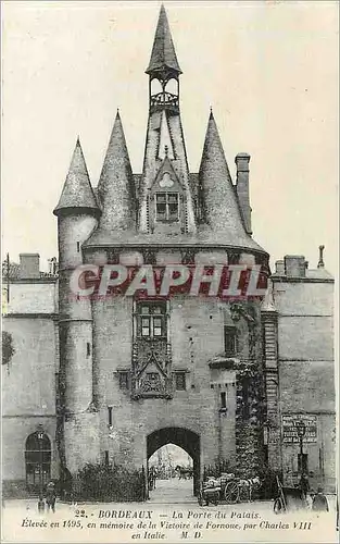 Cartes postales Bordeaux La Porte du Palais