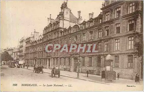 Cartes postales Bordeaux Le Lycee National