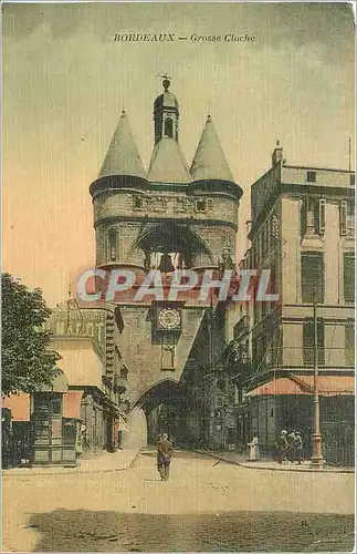 Cartes postales Bordeaux Grosse Cloche (carte toilee)