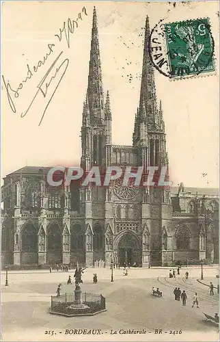 Cartes postales Bordeaux La Cathedrale