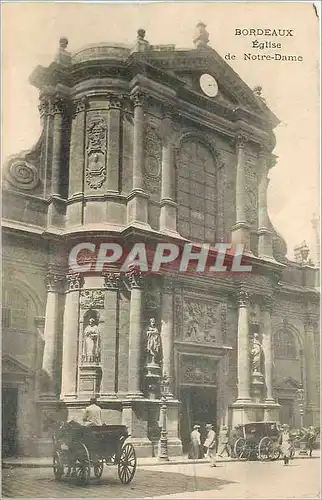 Cartes postales Bordeaux Eglise de Notre Dame