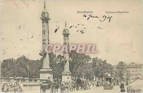 Cartes postales Bordeaux Colonnes Rostrales