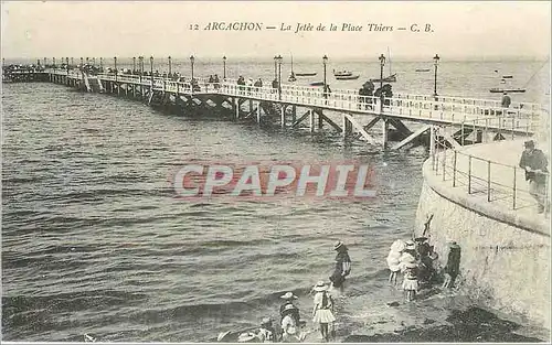 Ansichtskarte AK Arcachon La Jetee de la Place Thiers