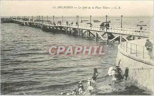 Cartes postales Arcachon La Jetee de la Place Thiers