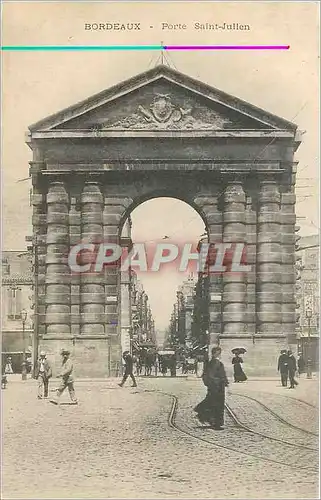 Cartes postales Bordeaux Porte Saint Julien