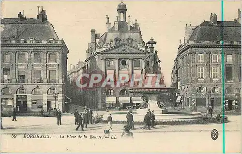 Cartes postales Bordeaux La Place de la Bourse