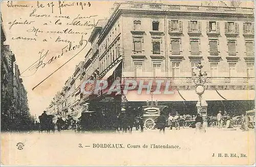 Ansichtskarte AK Bordeaux Cours de l'Intendance