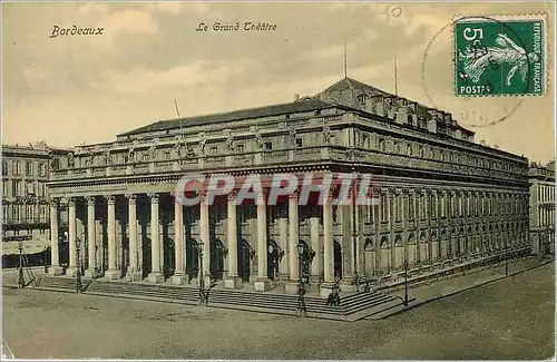 Cartes postales Bordeaux Le Grand Theatre