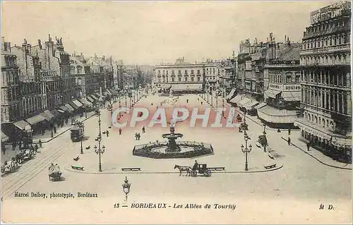 Cartes postales Bordeaux Les Allees de Tourhy