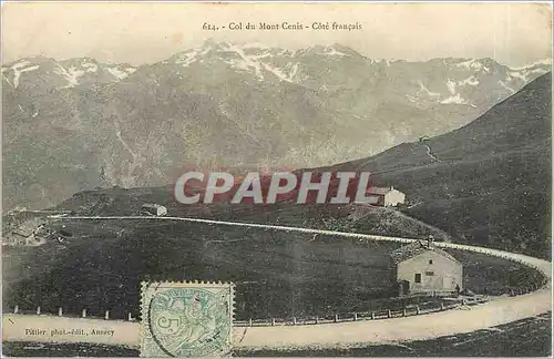 Ansichtskarte AK Col du Mont Cenis Cote Francais