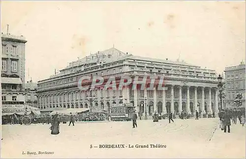 Cartes postales Bordeaux Le Grand Theatre