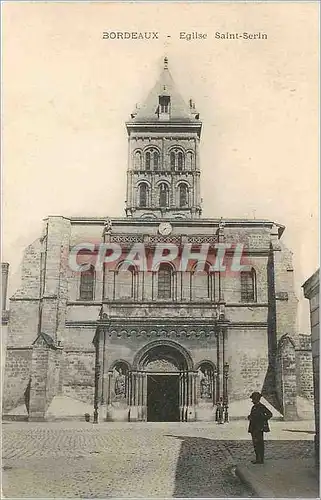 Cartes postales Bordeaux Eglise Saint Serin