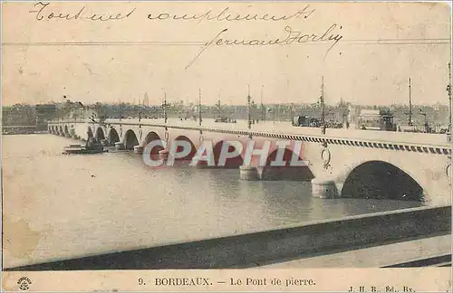 Cartes postales Bordeaux Le Pont de pierre