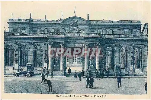 Cartes postales Bordeaux L'Hotel de Ville