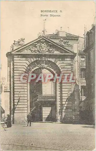 Cartes postales Bordeaux Porte Dijeaux