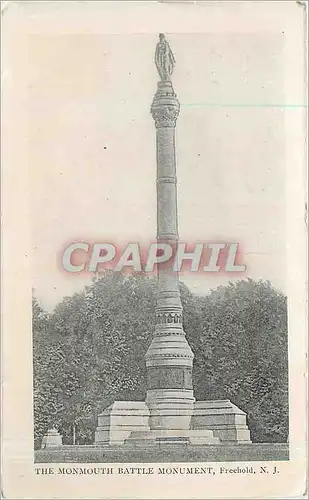 Cartes postales The Monmouth Battle Monument Freehold