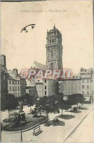 Cartes postales Rodez Aveyron Place de la Cite