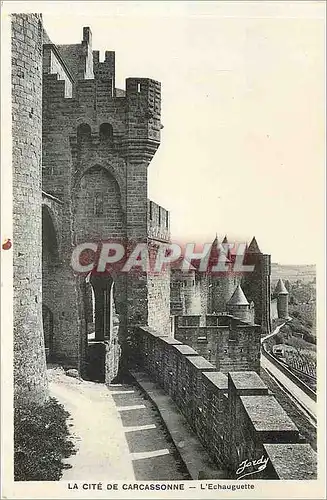 Ansichtskarte AK La Cite de Carcassonne L'Echauguette