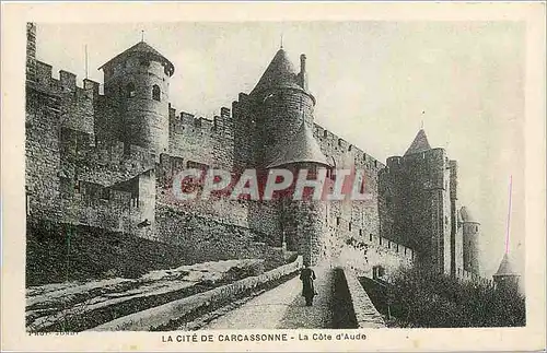 Cartes postales La Cite de Carcassonne La Cote d'Aute