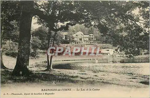 Cartes postales Bagnoles de l'Orne Le Lac et le Casino