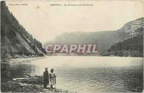 Ansichtskarte AK Nantua Lac de Sylans pris de Charix