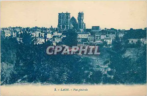 Cartes postales Laon Vue generale