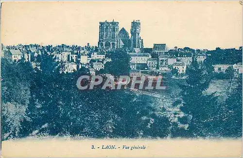 Cartes postales Laon Vue generale