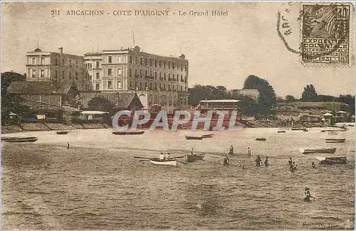 Cartes postales Arcachon Cote d'Argent Le Grand Hotel