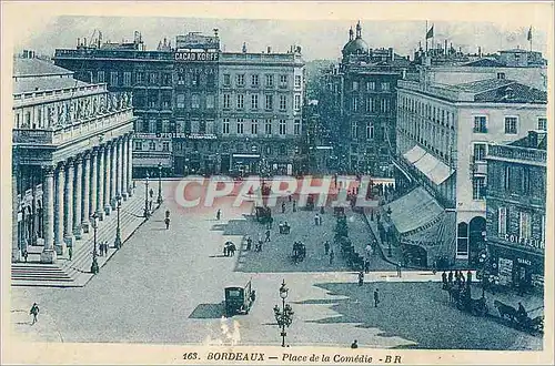 Cartes postales Bordeaux Place de la Comedie