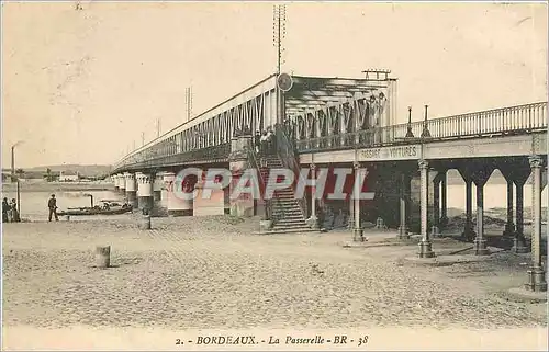 Ansichtskarte AK Bordeaux La Passerelle