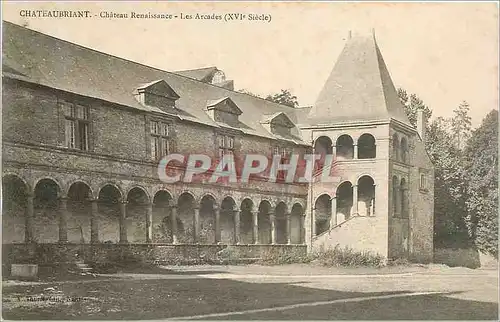 Cartes postales Chateaubriant Chateau Renaissance Les Arcades