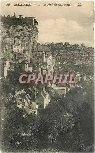 Cartes postales Rocamadour Vue Generale