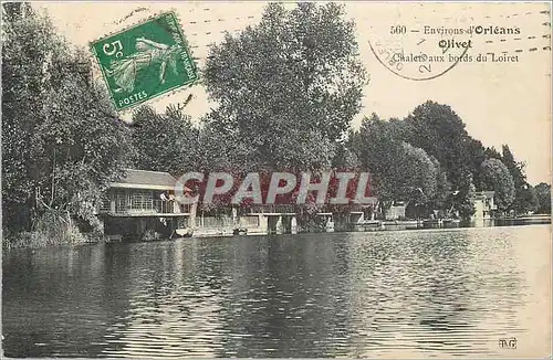Cartes postales Environs d'Orleans Olivet Chalet aux bords du Loiret