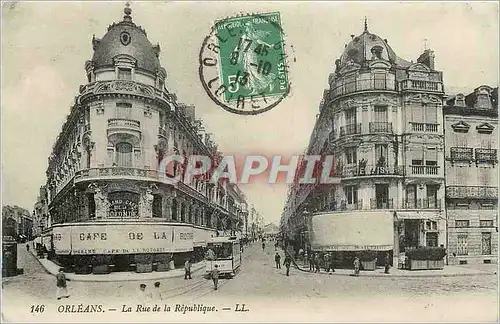 Cartes postales Orleans La Rue de la Republique
